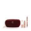 BOLSA DE MAQUILLAJE CON SECRETOS PARA ESCULPIR LOS LABIOS: KIT DE LABIOS Y BOLSA DE MAQUILLAJE