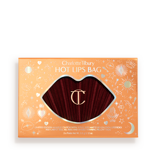 BOLSA DE MAQUILLAJE «Hot Lips» Y KIT DE LABIOS