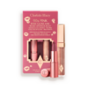 DÚO DE BRILLO Y PINTALABIOS 90s PINK