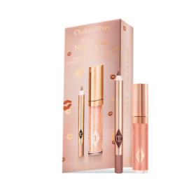 DÚO DE BRILLOS LABIALES ROSA NUDE