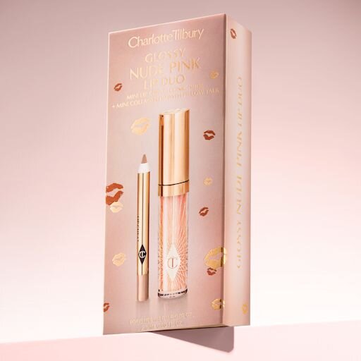 DÚO DE BRILLOS LABIALES ROSA NUDE
