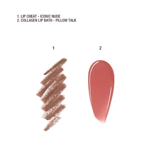 DÚO DE BRILLOS LABIALES ROSA NUDE