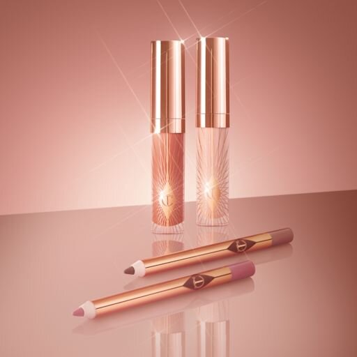 DÚO DE BRILLOS LABIALES ROSA NUDE