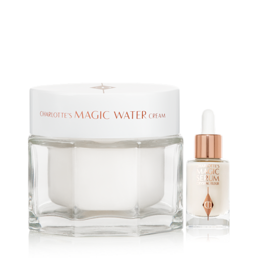 KIT DE CUIDADO DE LA PIEL CON EL DÚO DE SÉRUM MÁGICO Y MAGIC WATER CREAM DE CHARLOTTE