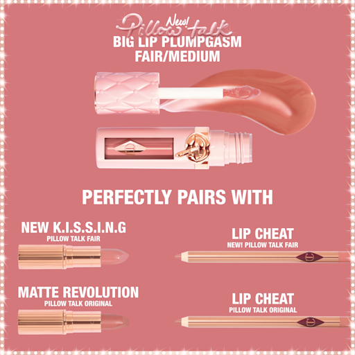 KIT DE LABIOS Pillow Talk: TRÍO PARA LABIOS PERFECTOS, VOLUMINOSOS Y SENSUALES
