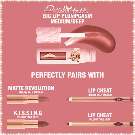 KIT DE LABIOS Pillow Talk: TRÍO PARA LABIOS PERFECTOS, VOLUMINOSOS Y SENSUALES