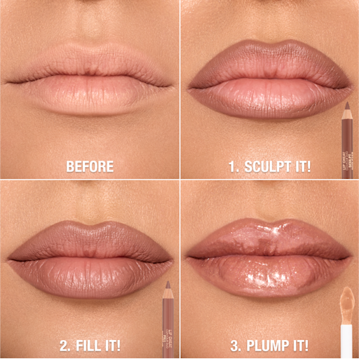 KIT DE LABIOS SUPER NUDES: ESCULPE, RELLENA Y DÁ VOLUMEN