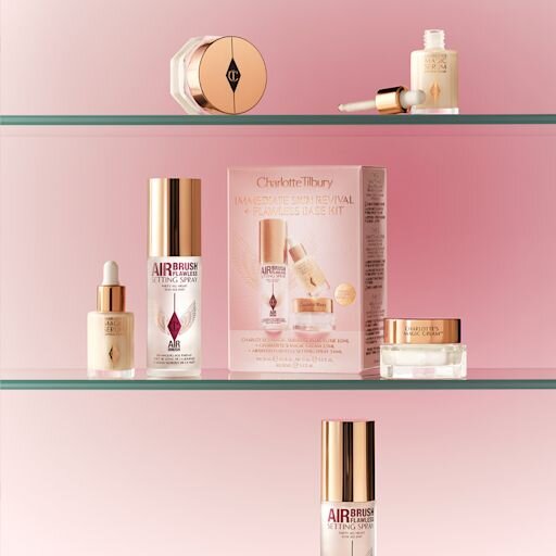 KIT DE REVITALIZACIÓN INMEDIATA DE LA PIEL + BASE IMPECABLE KIT DE HIDRATACIÓN Y PREPARACIÓN DE LA PIEL CON PRODUCTOS ICÓNICOS