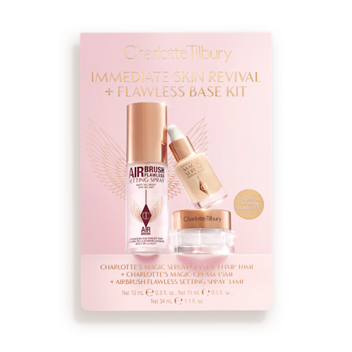 KIT DE REVITALIZACIÓN INMEDIATA DE LA PIEL + BASE IMPECABLE KIT DE HIDRATACIÓN Y PREPARACIÓN DE LA PIEL CON PRODUCTOS ICÓNICOS