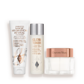 SET DE CUIDADO DE LA PIEL «MAGIC CLEANSE, TONE & GLOW» DE CHARLOTTE