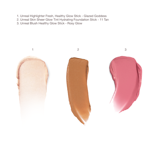 Set facial UNREAL SUMMER GLOW TRIO