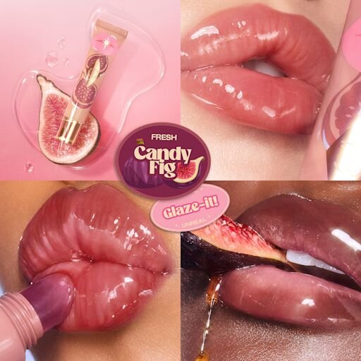 UNREAL LIPS ACEITE NÉCTAR DE BRILLO SALUDABLE JUICYLICIOUS CANDY FIG